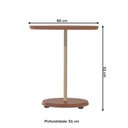 Ver imagem 4 de Mesa Canto Bia 60 Cm 100% Mdf Terracota - Artely