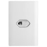 Conjunto Entrada Rj11 (Telefone) com Suporte 4x2 - Dicompel Novara Branco Cromado - Dnv1100/39Brcr - 1