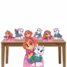 Kit Decoração de Festa Totem Display Patrulha Canina Menina 7 Peças - 1