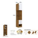 Ver imagem 6 de Módulo Mesa de Cabeceira Direito 40cm com 1 Porta e 2 Gavetas Integrato