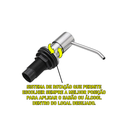 Ver imagem 3 de Dosador Detergente Embutir Bancada Pia Redondo Inox Polido
