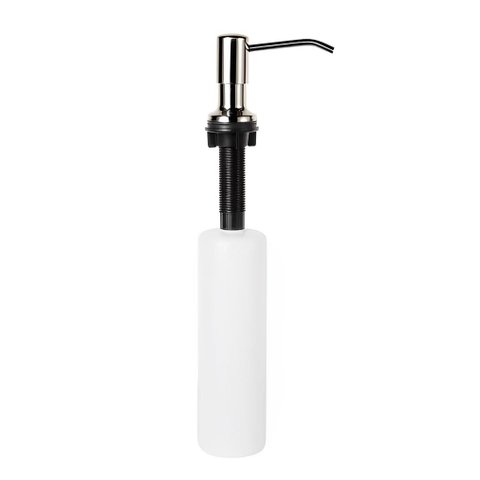 Dosador Detergente Embutir Bancada Pia Redondo Inox Polido