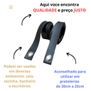 Ver imagem 6 de Suporte de Prateleira em Couro Sintético Alças Tira
