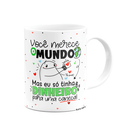 Ver imagem 2 de Caneca Flork Namorados - Só Tinha Dinheiro pra Isso Aqui - Branca