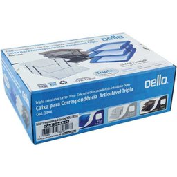 Caixa Correspondencia Tripla Articulavel Cristal - 1