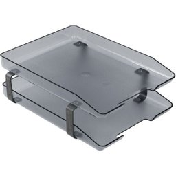 Caixa Correspondencia Dupla Acrilica Classic Fume - 1