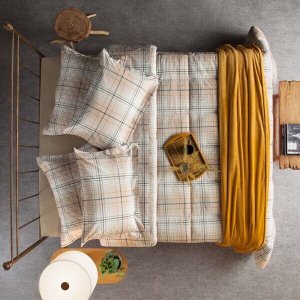 Kit Cobreleito King Size 200 Fios Andreza Tartan