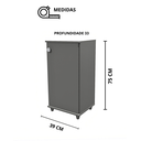 Ver imagem 3 de Balcão Multiuso na na Cor Branco