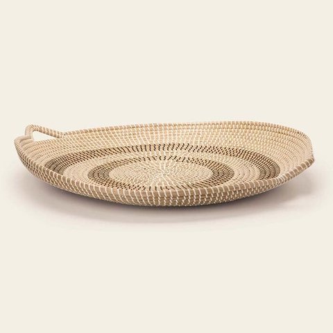 Centro de Mesa / adorno de parede em fibra Natural 80 cm