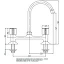 Ver imagem 2 de Misturador para Cozinha de Mesa Docol Itapema Bella 1/2" e 3/4" Chrome