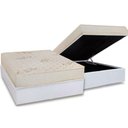 Ver imagem 1 de Conjunto Box Baú Casal: Colchão Espuma Luckspuma D45 Gran Luck Flora Pró Saúde + Base Crc