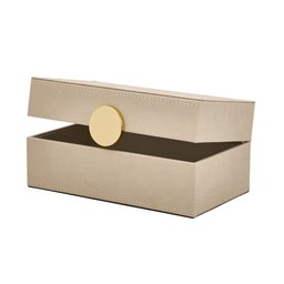 Kit Caixas Decorativas/organizadoras Quadradas e Pegador Redondo - 2 Caixas - 8