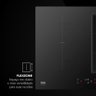 Cooktop de Indução 4 Bocas Eos Premium com Coifa Embutida e Ions de Plasma Epci04ec 220v - 5