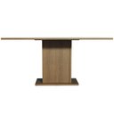 Ver imagem 2 de Mesa de Jantar Retangular Tampo de Madeira Rustic/Branco 5275 Madesa