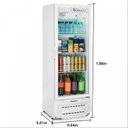 Ver imagem 4 de Refrigerador Vertical 410 Litros GPTU-40 BR Gelopar Branco 127v