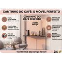 Ver imagem 4 de Aparador Cantinho do Café - Estilo Industral - Black + Frase 3D Cantinho do Café