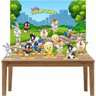 Kit 8 Displays de Mesa e Painel Baby Looney Tunes - Painel 100x70 - 1
