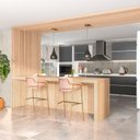 Ver imagem 3 de Painel Ripado Canelado/ondulado Carvalho Americano 2750 X 445 X 9mm - Caixa com 4 Painéis = 5m2