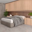 Ver imagem 4 de Painel Ripado Canelado/ondulado Carvalho Americano 2750 X 445 X 9mm - Caixa com 4 Painéis = 5m2