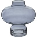 Ver imagem 1 de Vaso Decorativo de Vidro Fumê 20x20x20cm Enfeite Sala Mesa Estante Aparador
