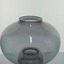 Ver imagem 3 de Vaso Decorativo de Vidro Fumê 20x20x20cm Enfeite Sala Mesa Estante Aparador
