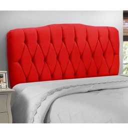 Cabeceira Eduarda 1,40 Casal - Speciale Home - Dubai Vermelha - 1