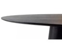 Ver imagem 2 de Mesa de Jantar Cone Oval 120x80cm Laca Preto Modelar Art Moveis Cone Oval Modelar