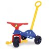 Triciclo Infantil Peixinho com Empurrador Azul Xalingo Brinquedos - 1