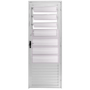 Ver imagem 1 de Porta de Giro Alumínio Branco Basculante Veneziana 07v Maxx