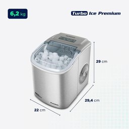 Máquina de Gelo Turbo Ice Premium Mondial Mg-12-gi Maquina de Gelo Turbo 127v/60hz - 7