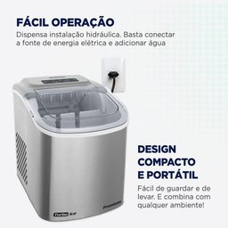 Máquina de Gelo Turbo Ice Premium Mondial Mg-12-gi Maquina de Gelo Turbo 127v/60hz - 4