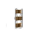 Ver imagem 2 de Estante para Sala Industrial LI014 Kit 3 Un Freijo/Preto - Kappesberg