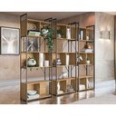 Ver imagem 1 de Estante para Sala Industrial LI014 Kit 3 Un Freijo/Preto - Kappesberg