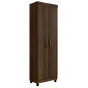 Ver imagem 1 de Armário Multiuso Roma 2 Portas 6 Prateleiras Benetil Cor:imbuia