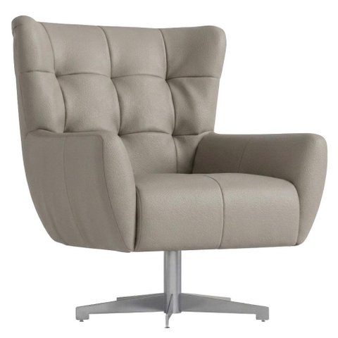 Poltrona Decorativa Malta Base Giratoria Courino Tcs 725 Moll