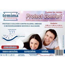 Protetor de Colchão Impermeável Solteiro Protect Comfort Temima - 2