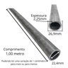 Tubo de Aço Ferro Galvanizado Apoio Pia Bancada 3/4 1,00mts - 2