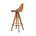 Ver imagem 6 de Kit 2 Banquetas Giratórias Estofadas com Encosto Nicole