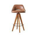 Ver imagem 5 de Kit 2 Banquetas Giratórias Estofadas com Encosto Nicole