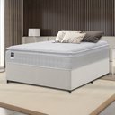 Ver imagem 2 de Cama Box Casal Queen Colchão Molas Ensacadas Gazin com Pillow Tower New Branco