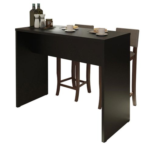 Bancada para Cozinha Madesa 115 Cm Preto