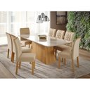 Ver imagem 1 de Conjunto para Sala de Jantar Mesa 210cm 8 Cadeiras Juliana Cimol