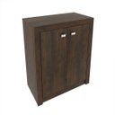 Ver imagem 4 de Armário Balcão para Escritório Multiuso 2 Portas 60cm Rustico - Tecno Mobili