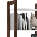 Ver imagem 5 de Closet Modulado Aberto-armário Alto Multiuso com 2 Portas 65cm Az1009 Tecno Mobili-branco/nogal