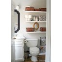 Ver imagem 4 de Kit 3 Prateleiras 70x20 MDF Branco com Suporte Flutuante Invisível