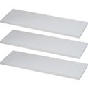 Ver imagem 6 de Kit 3 Prateleiras 70x20 MDF Branco com Suporte Flutuante Invisível