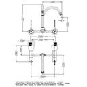 Ver imagem 2 de Misturador para Cozinha de Parede Bica Alta Docol Vitta 1/2" e 3/4" Chrome Cromado