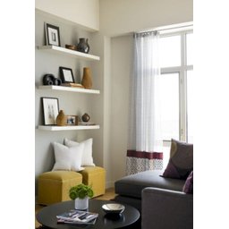 Kit 3 Prateleiras 80x30 MDF Branco com Suporte Flutuante Invisível - 5