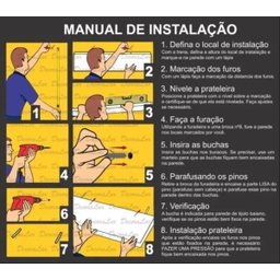 Kit 3 Prateleiras 80x30 MDF Branco com Suporte Flutuante Invisível - 8