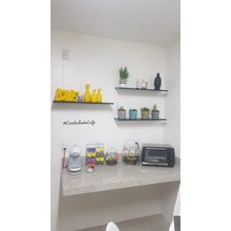 Kit 6 Prateleiras 70x30 MDF Preto com Suporte Flutuante Invisível - 3